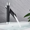 Matt black bamboo fountain style faucet RB129