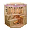 Sauna 150x150 infrarossi capienza 3-4 persone con cromoterapia SA004