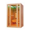 120x105 cm full spectrum infrared sauna with bluetooth radio and led SA039