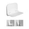 Polypropylene folding shower seat