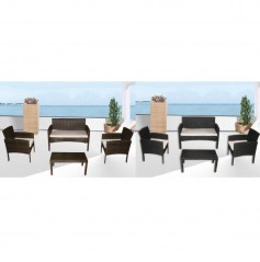 set_esterno_amber_tavolo_divano_poltroncine_marrone_nero__1598543134_555 Amber outdoor coffee table and armchairs set in two colors