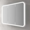 Lux model container mirror with white Led light 95x70hx15 cm