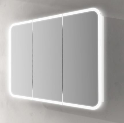 SUCIKORIO Specchio Bagno Contenitore con Luce in Alluminio, 66x61x13cm LED  Armadietto Specchiera Bagno con Contenitore 3000K-6500K Dimmerabile 