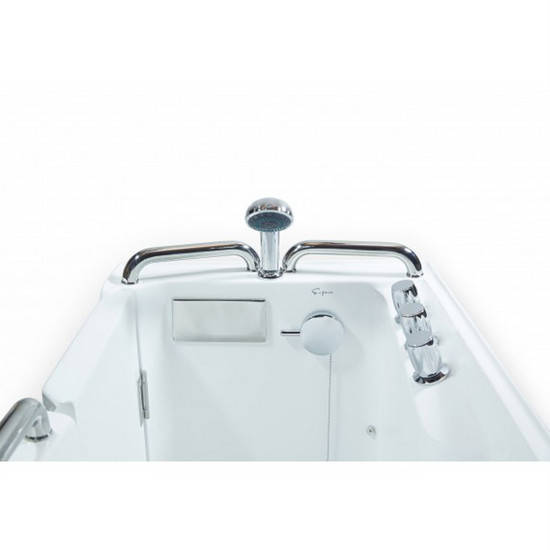 Vasca da bagno misure 133x67x101 cm con sportello laterale apertura destra o sinistra VA65