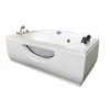 170x90 bathtub with 11 whirlpool jets with chromotherapy and radio VA98