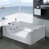 Whirlpool tub 170x120 cm suitable for center room 2 places side glass VA101