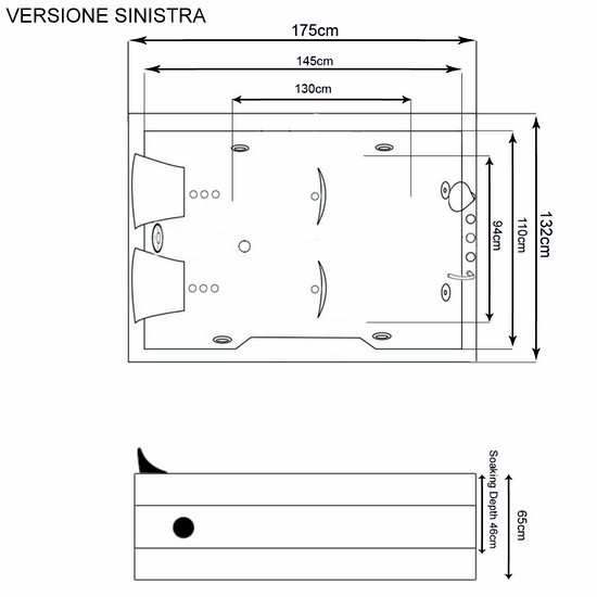 vasca_idromassaggio_175x132_versione_sinistra_scheda_tecnica__1641553189_770 175x132 cm whirlpool bathtub for two people in right or left version VA108