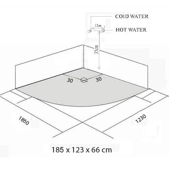 vasca_idromassaggio_185x123_full_optional_scheda_tecnica__1640785060_262 Whirlpool bath tub 185x123 cm whirlpool and airpool pump and color therapy VA107