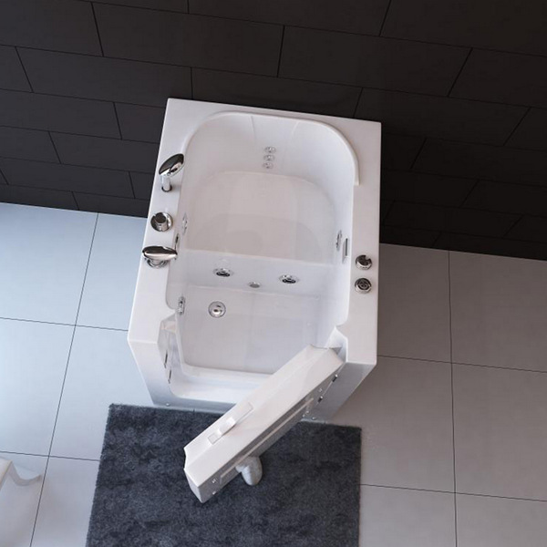 Vasca idromassaggio 93x83x100H cm con porta per entrata anteriore VA99