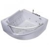 150x150 cm corner whirlpool bath tub with glass front and 27 jets VA85